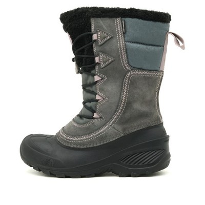 The North Face Damen Alpenglow IV Stiefel Grau/Rosa Mittel Winterstiefel EU 37