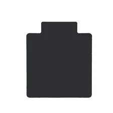 DESKU Office Desk Chair Mat with Lip – PVC Mat for Hard Floor Protection,