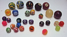 Bouncy Balls Lot of 30 Mixed Sizes