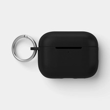 AirPods Pro 3rd Generation Silicone Case with Clip - Heyday  Black with Silver