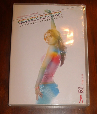 Carmen Electra's Aerobic Striptease Disc 02 Strip Your Way to Fitness! SEALED