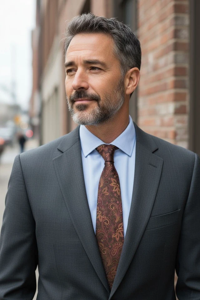 🔥ERMENEGILDO ZEGNA EXQUISITA CORBATA DE SEDA TEJIDA ITALIANA, NUEVA CON ETIQUETAS $235 Foto 4 de 4