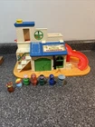 Vintage Fisher Price Sesame Street Clubhouse 937 Little People Figures Set 1970s