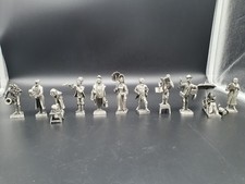 Carl Spitzweg Zinnfiguren 11 Stück, 923 Gr, 20. Jh., Miniaturen, Sammler, Deko