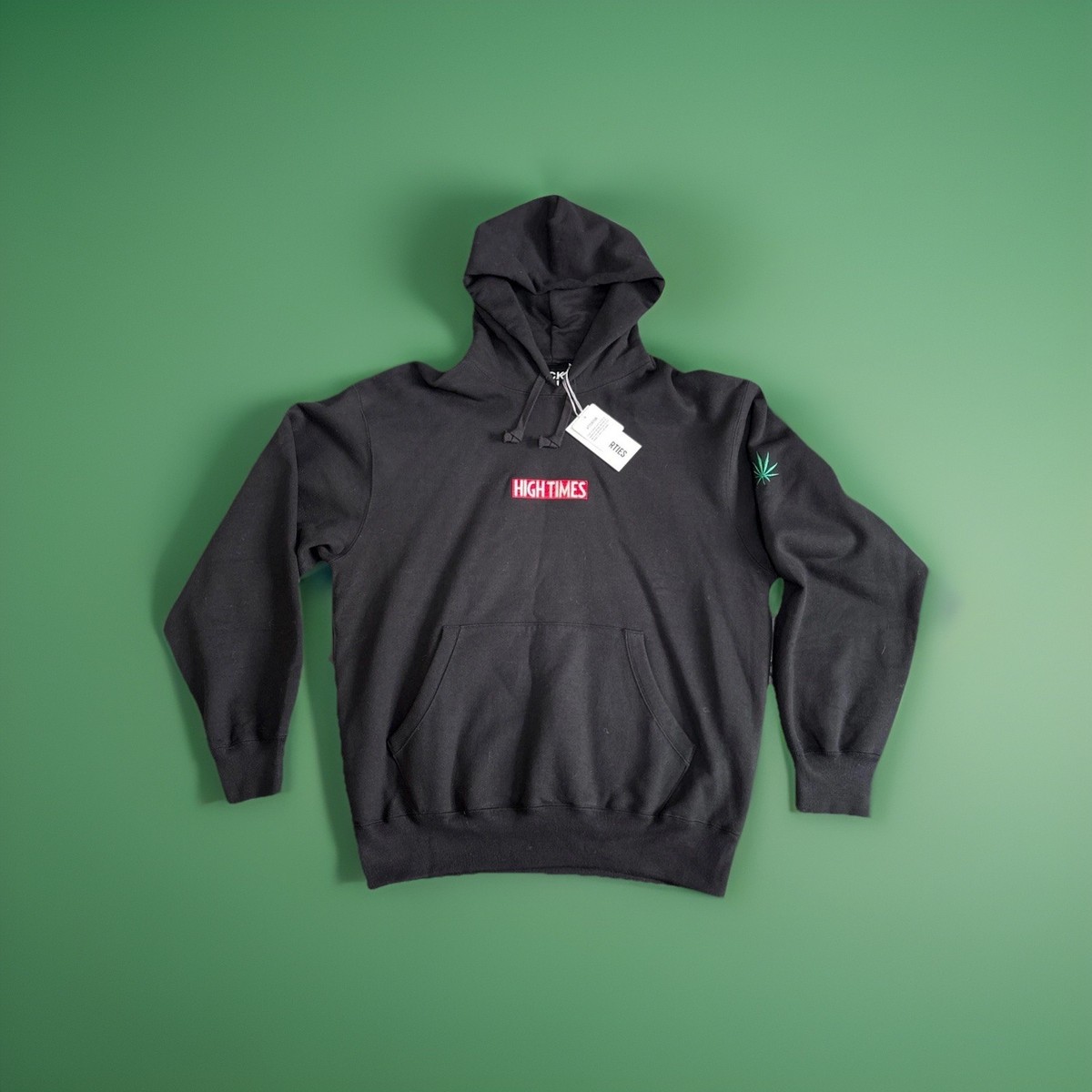 Wacko Maria Guilty Parties High Times Black Hoodie Mens Made in 