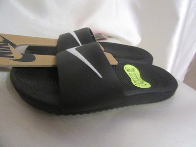 LITTLE BOY`S NIKE KAWA SLIDE (GS.PS) SIZE 12 CHILD NEW BLACK 819352 001