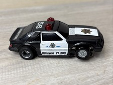Tyco HO Vintage Highway Patrol Mustang Vintage Slot Car Lights Sound H K