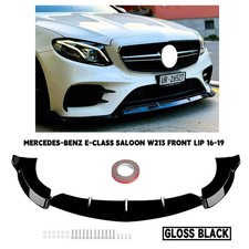 Frontlippe Spoilerlippe Für 2016-2019 Mercedes-Benz W213 C238 A238 Schwarz Glanz