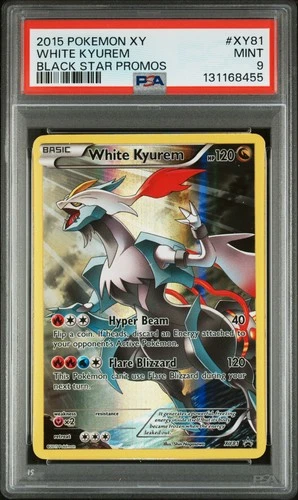 2015 POKEMON BLACK STAR PROMO WHITE KYUREM #XY81 PSA 9 MINT #131168455