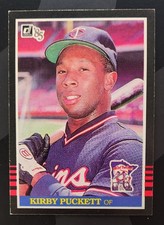 1985 Donruss #438 Kirby Puckett EX/EX+ range RC Rookie Card Low Shipping. rookie card picture