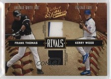 2004 Donruss Leather & Lumber Rivals Materials Frank Thomas Kerry Wood HOF 13gc