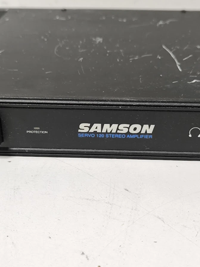 Samson Servo 120 Amplificatore Stereo - Usato, Segni Di Indossare Non Testato - Immagine 2 di 4