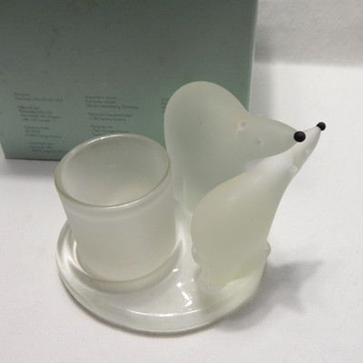 PartyLite P7215 Polar Bears Votive Candle Holder