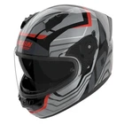 Nolan N60-6 Plain Ecclettico Black Grey Red