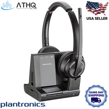 Plantronics Savi 8220 Office Wireless DECT Headset System Noise Canceling - NEW