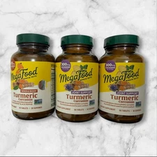 FOR 3 MegaFood Joint Support Tumeric Curcumin Dietary Supp 60 Tablets EXP2027
