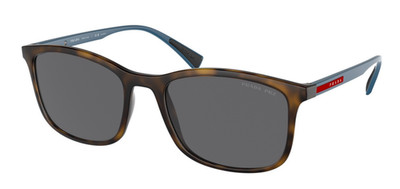 Prada Sonnenbrille Herren Damen Polarisiert Rote Linie SPS 01T Rechteckig