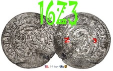 Poland Lithuania SOLIDUS Solid Schilling 1623 16Z3 R5 Sigismund III Silver#19877