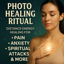 Photo Healing Ritual &ndash; Distance Energy Spell for Pain Relief & Aura Cleansing