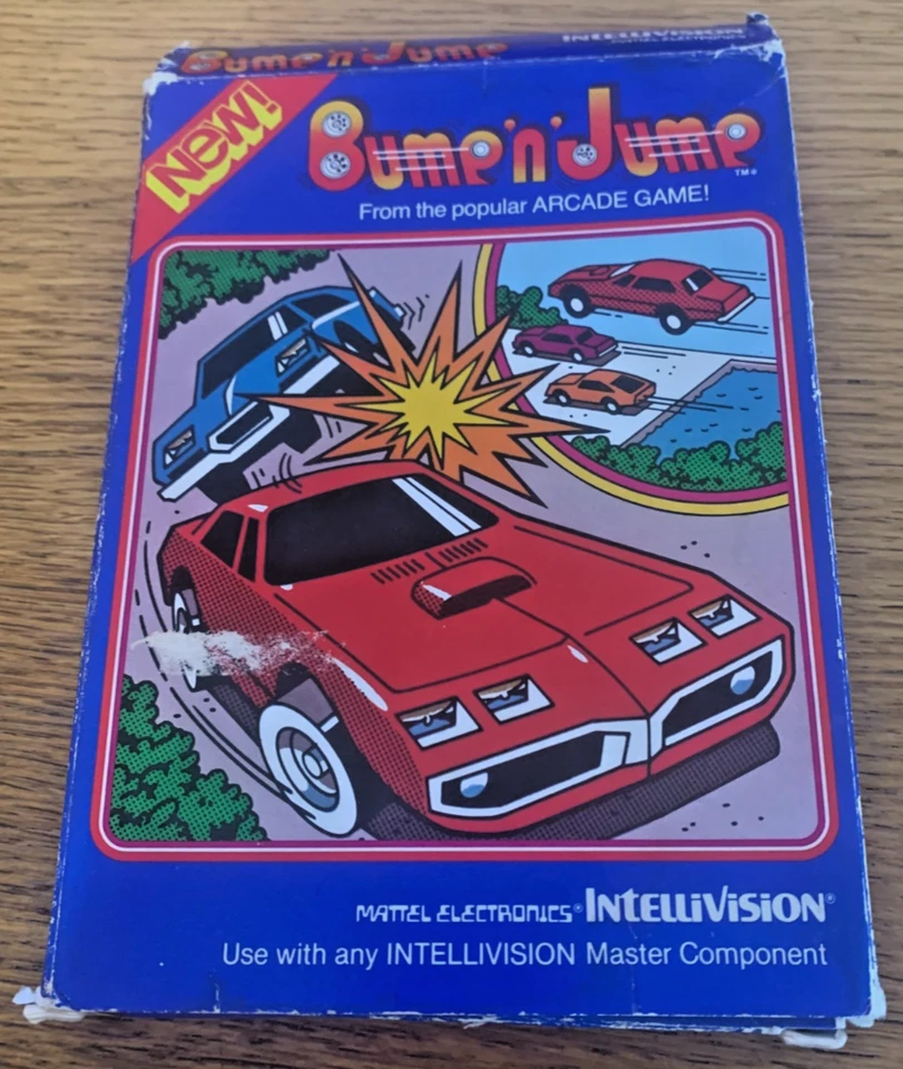 Bump 'n' Jump (Intellivision, 1983) - Authentic CIB - Working! - Image 3 of 4