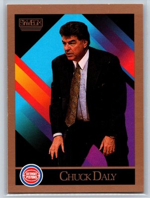 #308 Chuck Daly, Detroit Pistons Head Coach 1990-91 SkyBox NBA Basketball Card