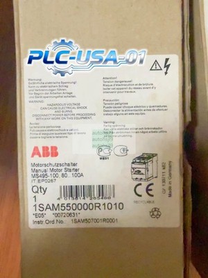 1PCS Brand New ABB MS495-100 1SAM550000R1010 80-100A Motor Starter  Fast ship