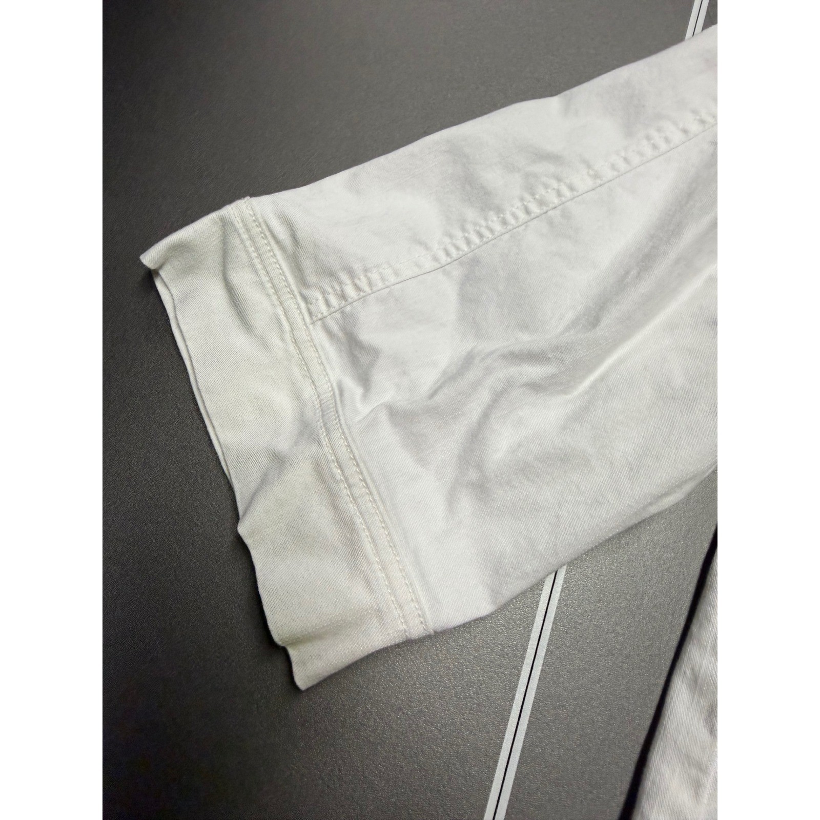 Ruby Rd White Denim Sequin Embroidery Cropped gra… - image 3