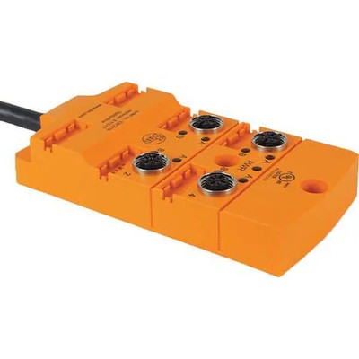 Ifm Ebc016 Sensor Wiring Block, 4 Pin, Receptacle
