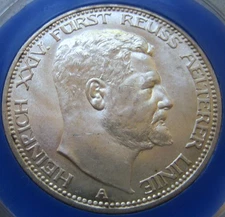 3 Mark Reuss 1909 (J 119)+++++++f st+++++++++