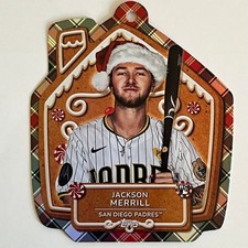 Jackson Merrill - 2024 Topps Holiday #MLBO-13 Tree Ornament Die-Cut RC Rookie