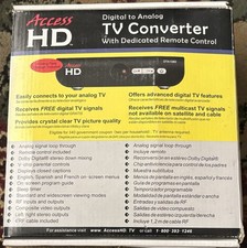 Access HD Digital To Analog Tv Converter With Remote Control DTA 1080D