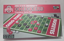 OSU Ohio State University Buckeyes College Football NCAA Checkers Board Game EUC