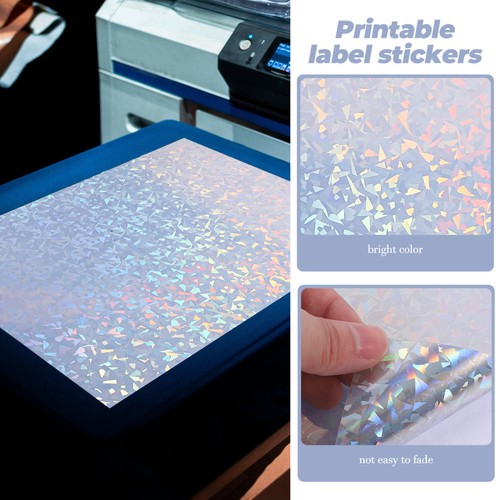 20 Sheets Wasserdichtes Selbstklebendes Druckpapier Leere Aufkleber Zum Drucken - Bild 11 von 12