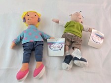 Disney Store Doug  Patti Mini Bean Bag Doll Plush Set of 2 With Tags