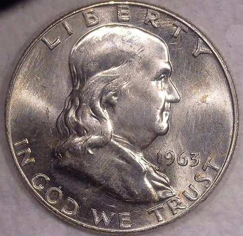 1963-D Franklin Half Dollar UNC