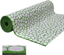 Erba Sintetica Effetto Pietre Sassi Tappeto Pavimento Prato Sintetico Ciottoli D