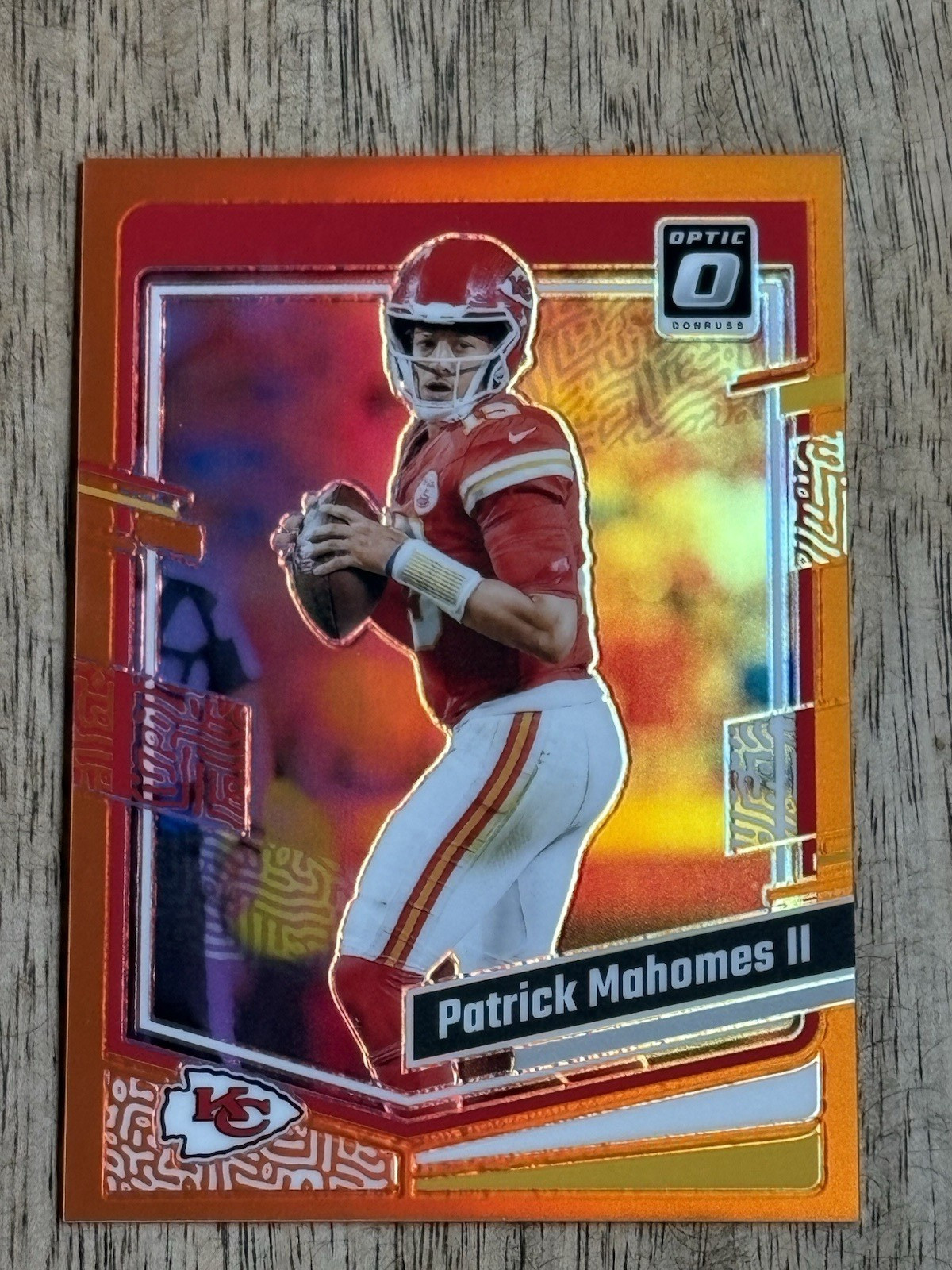 2023 PANINI DONRUSS OPTIC PATRICK MAHOMES II #93 - ORANGE /249 - RAW/UNGRADED