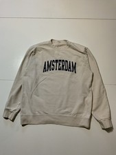 John Galt Brandy Melville Amsterdam Cream Off White Crewneck Sweatshirt Sz. OS