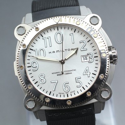 Hamilton Khaki Aviation H785550 Automat silbernes Zifferblatt Datum...