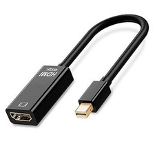 1 PCS Mini DisplayPort to HDMI Adapter 4K, Thunderblot to HDMI Cable Adapter