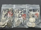 Mercury Dimes (70) 1930-1939 P-D-S Mints 40-P, 16-D, 14-S 90% Silver  Lot #THT