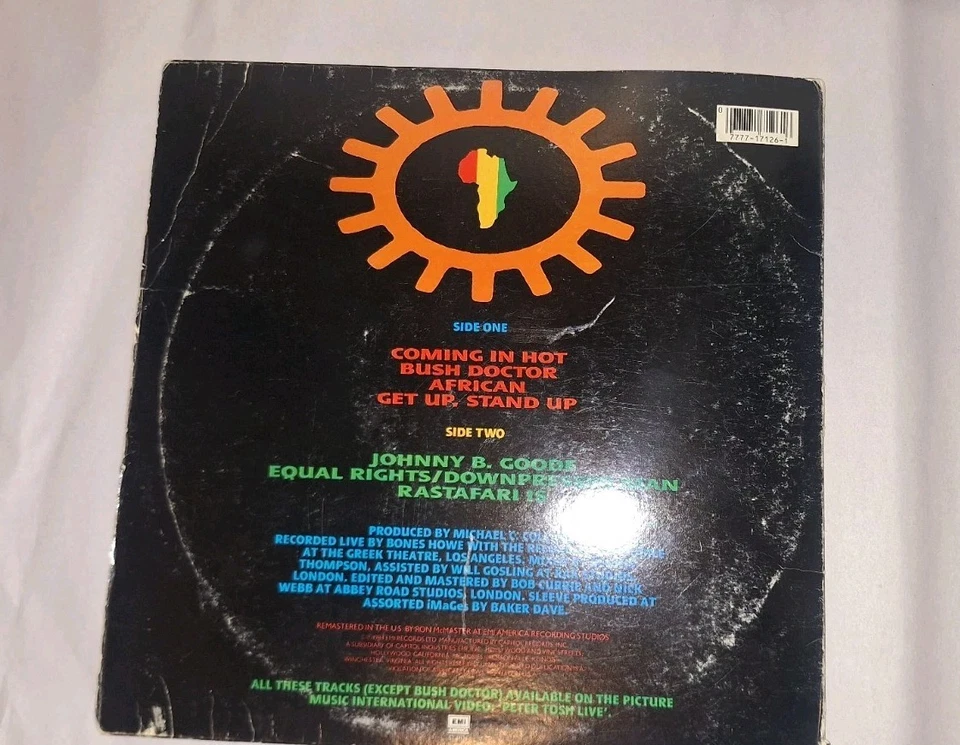 Peter Tosh - Captured Live - Original 1984 Press - Reggae LP Vinyl - Image 2 of 4