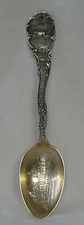 Shepard Mfg. Co Sterling Silver Souvenir Spoon INDIANAPOLIS INDIANA
