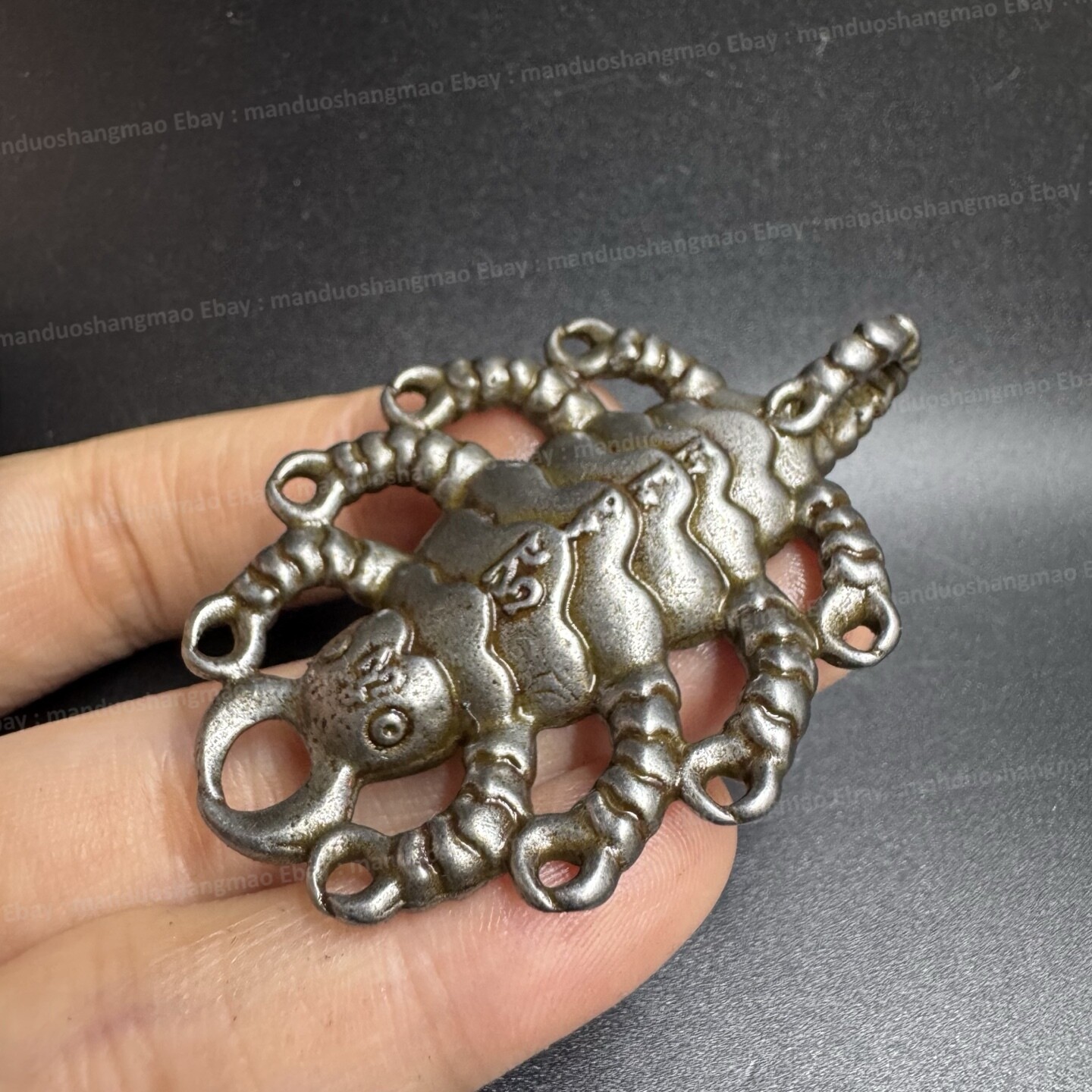 Tibetan Thokcha Guru Scorpion Pendant Wrathful Ritual Amulet