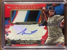 Sixto Sanchez Rookie Patch Auto Baseball Card #APC-SS Miami Marlins RC /25 MLB