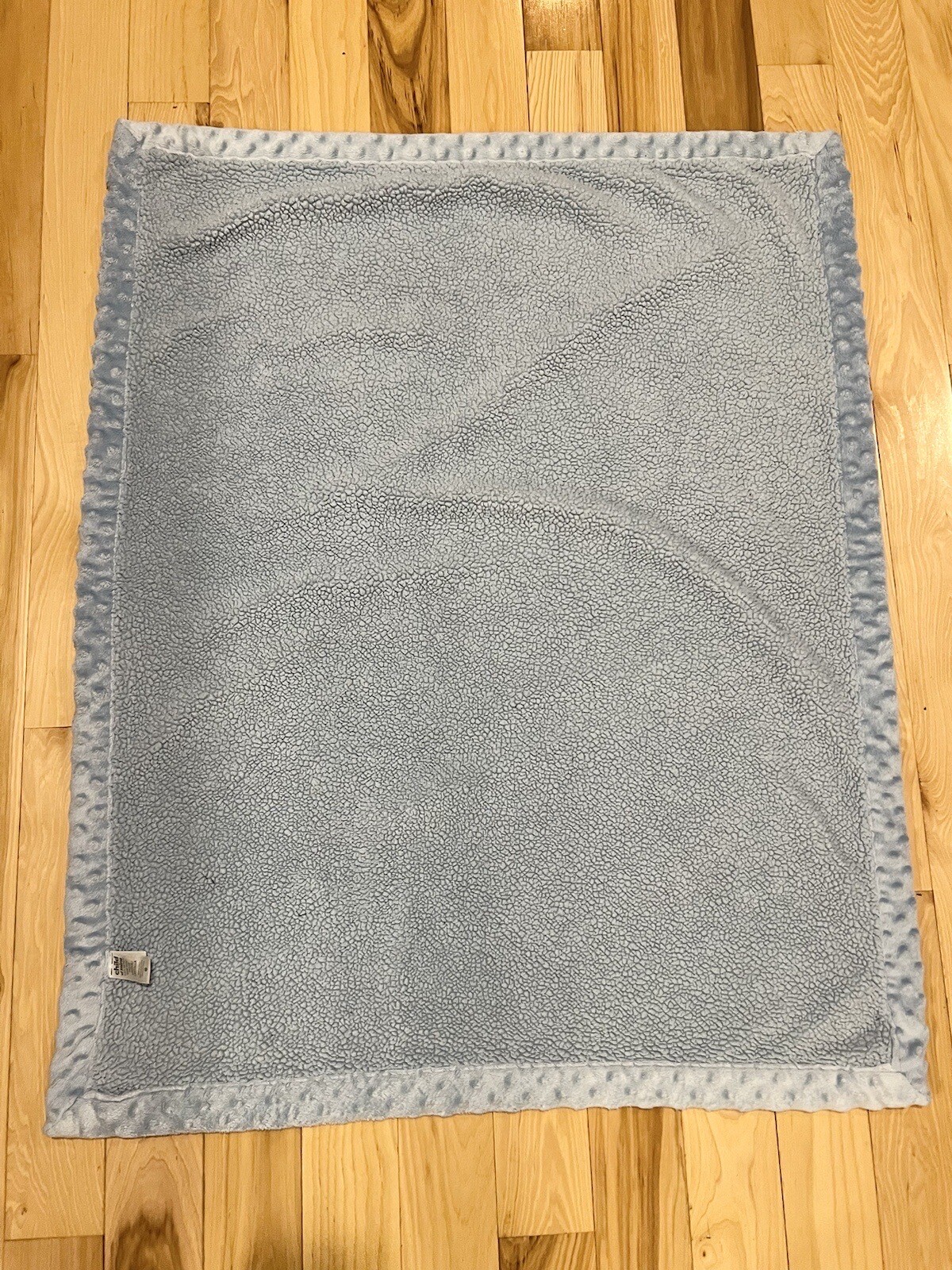 Carter's Child of Mine Blue White Stars Giraffe Baby Blanket Fleece Sherpa Back eBay