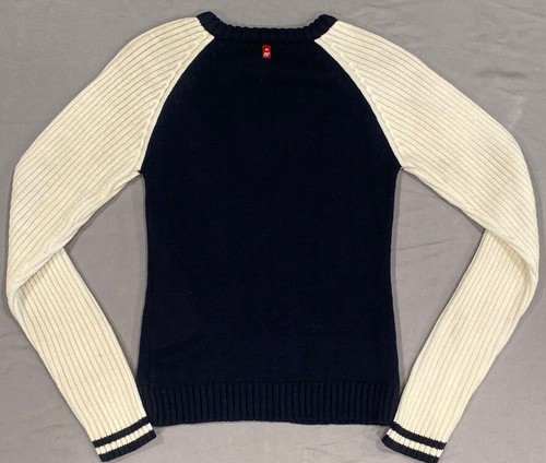 Southpole Junior Girls Sweater M Blue White Y2K 90s Embroidered Skate Ski Retro - Picture 6 of 10