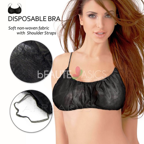 50er Pack Einweg Spa BHs ohne Rücken - Damen Bräunungs- & Massageunterwäsche - Bild 3 von 9