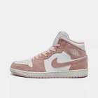 Air Jordan Retro 1 Mid SE Suede FN5215-161 White/Sail/Legend Pink s 13