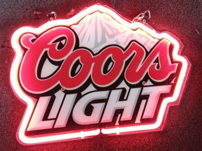 Coors Light Mountain Beer Acrylic 14 Coors Light Mountain Beer Acrylic 14